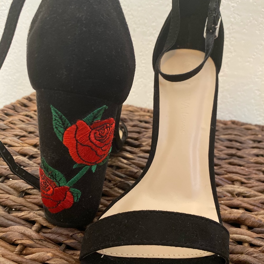 Black Rose Heels